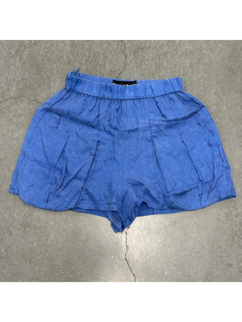 Zara Fillsens Lyocell Blue Shorts